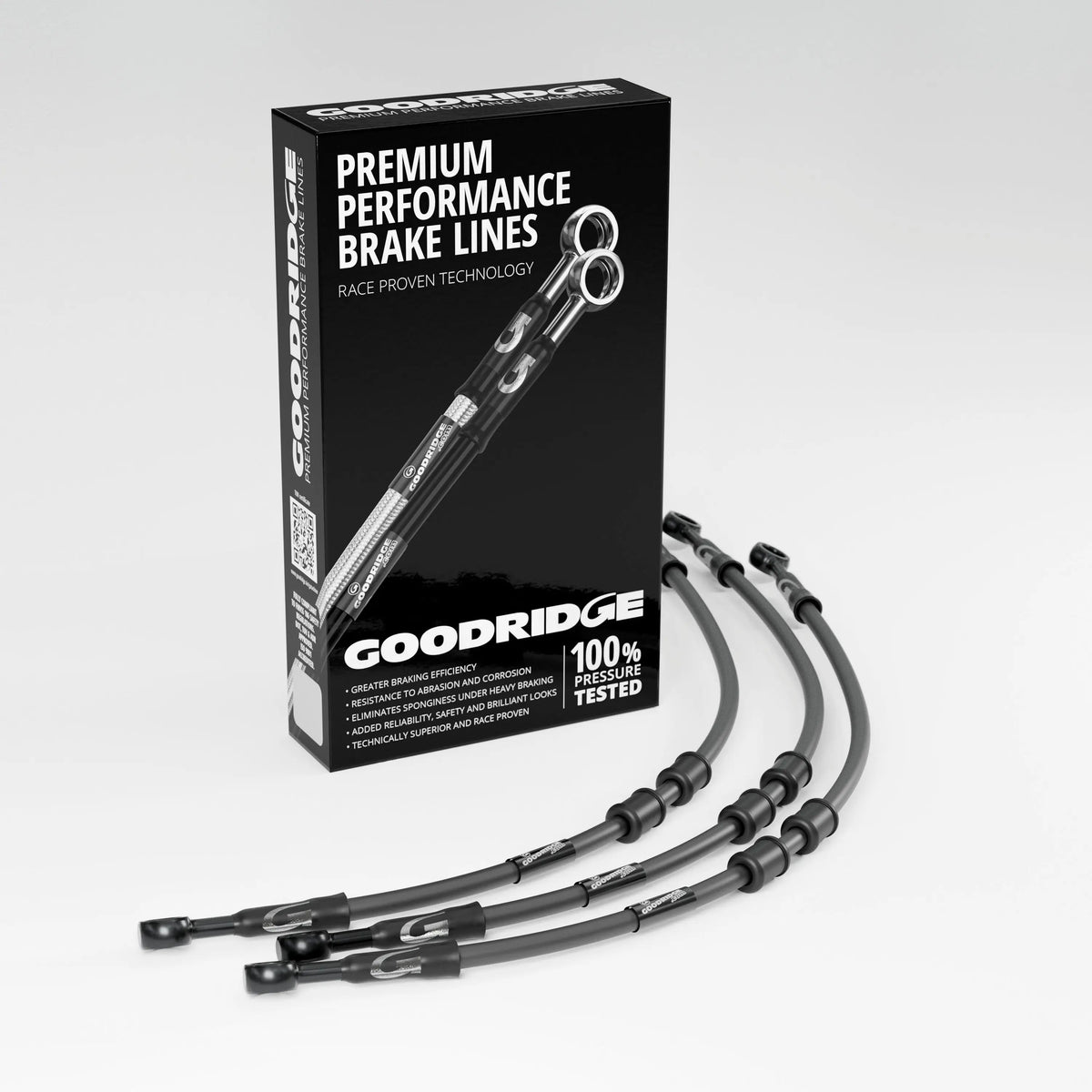 PERFORMANCE BRAKE HOSE KIT FOR HONDA ST1100L-2 PAN EUROPEAN NON ABS 90-02 Honda
