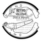 EBC Brakes Replacement Brake Shoe Set (5211G)