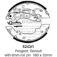 EBC Brakes Replacement Brake Shoe Set (5243/1)