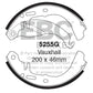 EBC Brakes Replacement Brake Shoe Set (5255G)