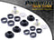 Powerflex PFF1-812BLK Front Lower Wishbone Rear Bush Fits 97-10 Alpha Romeo