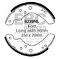 EBC Brakes Replacement Brake Shoe Set (6239NL)