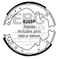 EBC Brakes Replacement Brake Shoe Set (6265P)