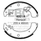 EBC Brakes Replacement Brake Shoe Set (6321A)