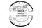 EBC Brakes Replacement Brake Shoe Set (6321A)