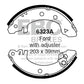EBC Brakes Replacement Brake Shoe Set (6323A)
