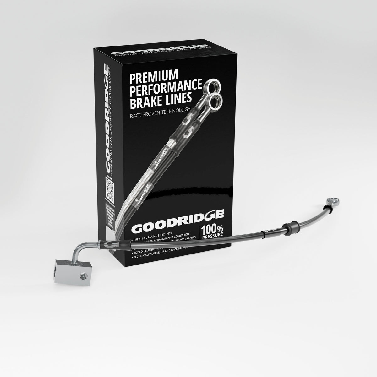 BRAKE HOSE KIT FOR YAMAHA TENERE 700 ABS 19-23 - Goodridge