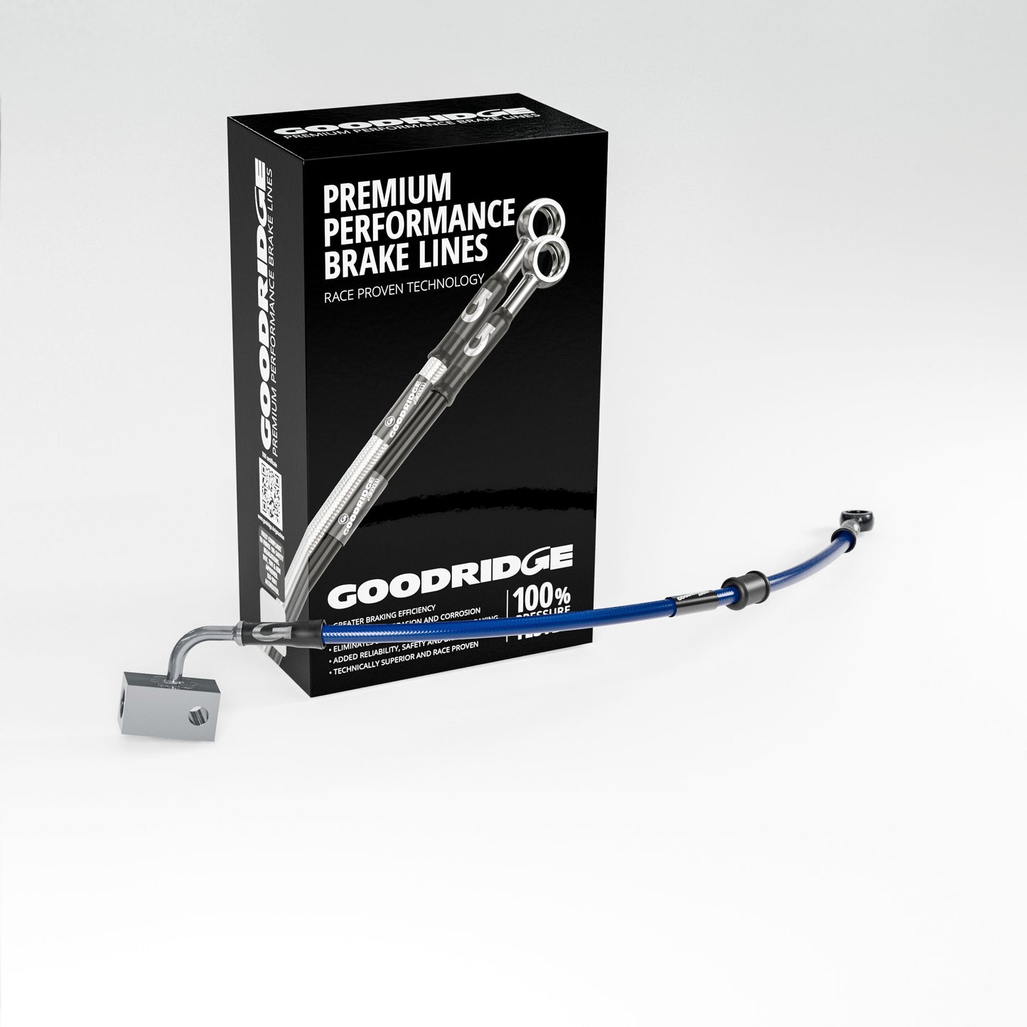 BRAKE HOSE KIT FOR YAMAHA TENERE 700 ABS 19-23 - Goodridge