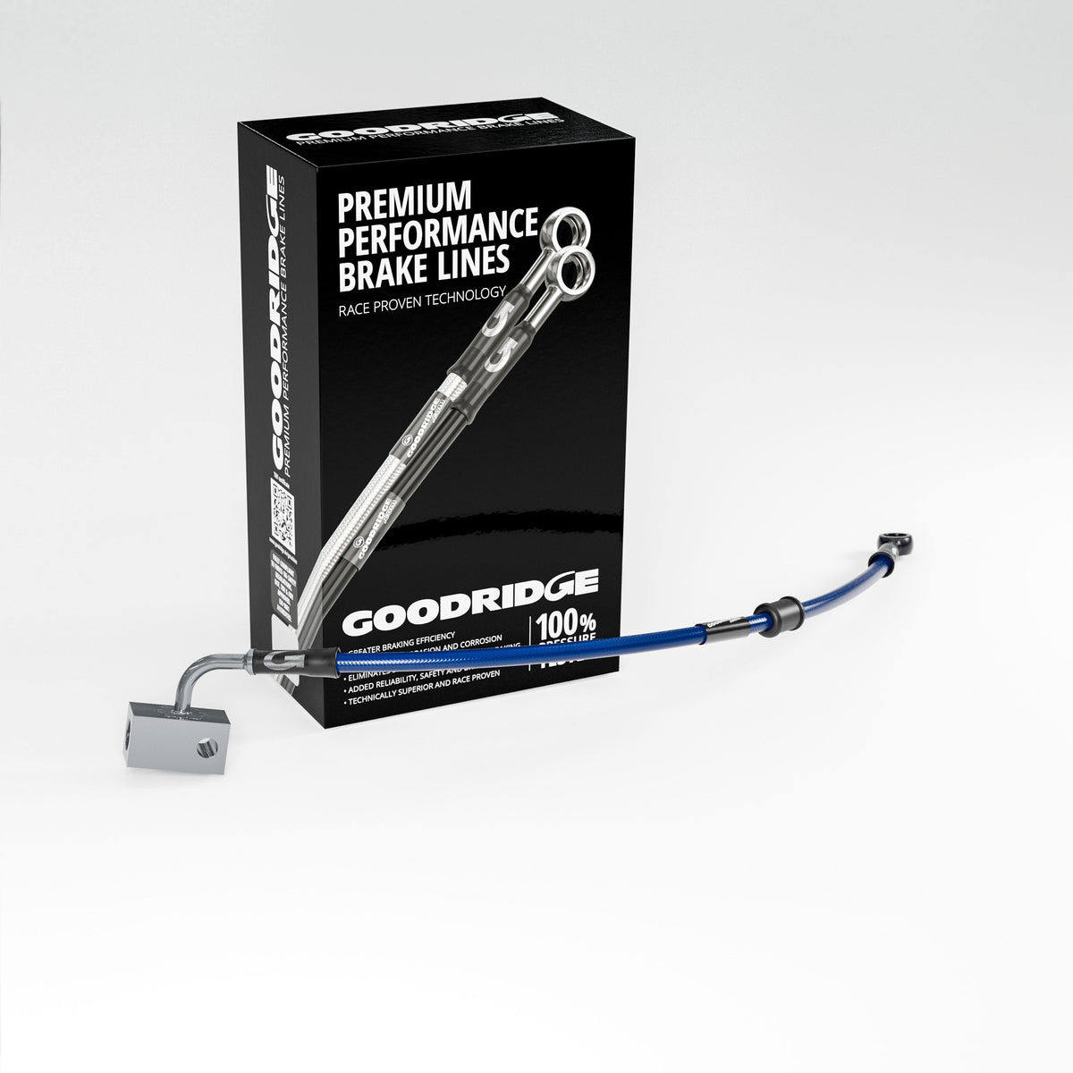 BRAKE HOSE KIT FOR YAMAHA TENERE 700 ABS 19-23 - Goodridge