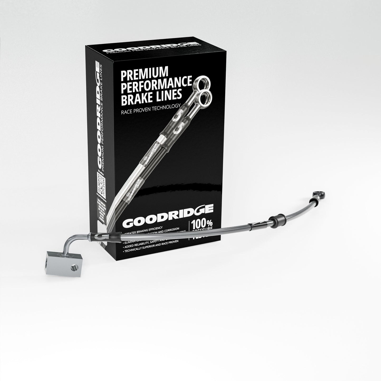 BRAKE HOSE KIT FOR YAMAHA TENERE 700 ABS 19-23 - Goodridge