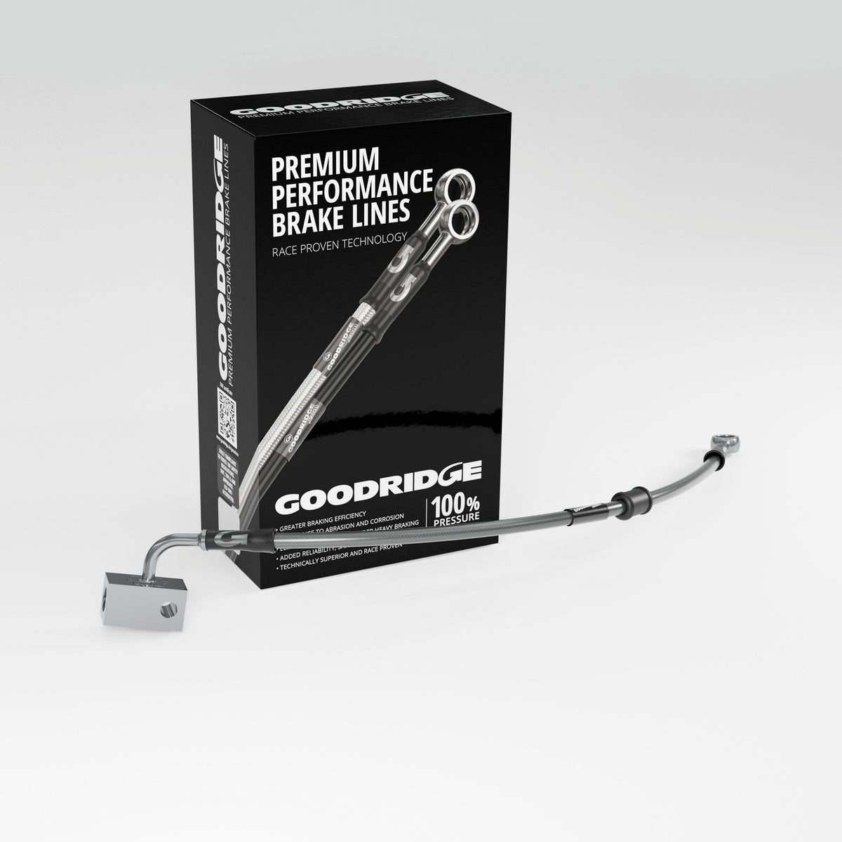 PERFORMANCE BRAKE HOSE KIT FOR HONDA MSX125 GROM ABS 17-20 Honda