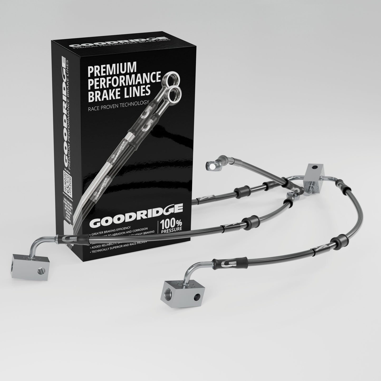 PERFORMANCE BRAKE HOSE KIT FOR HONDA CB750 HORNET ABS 23-25 Honda