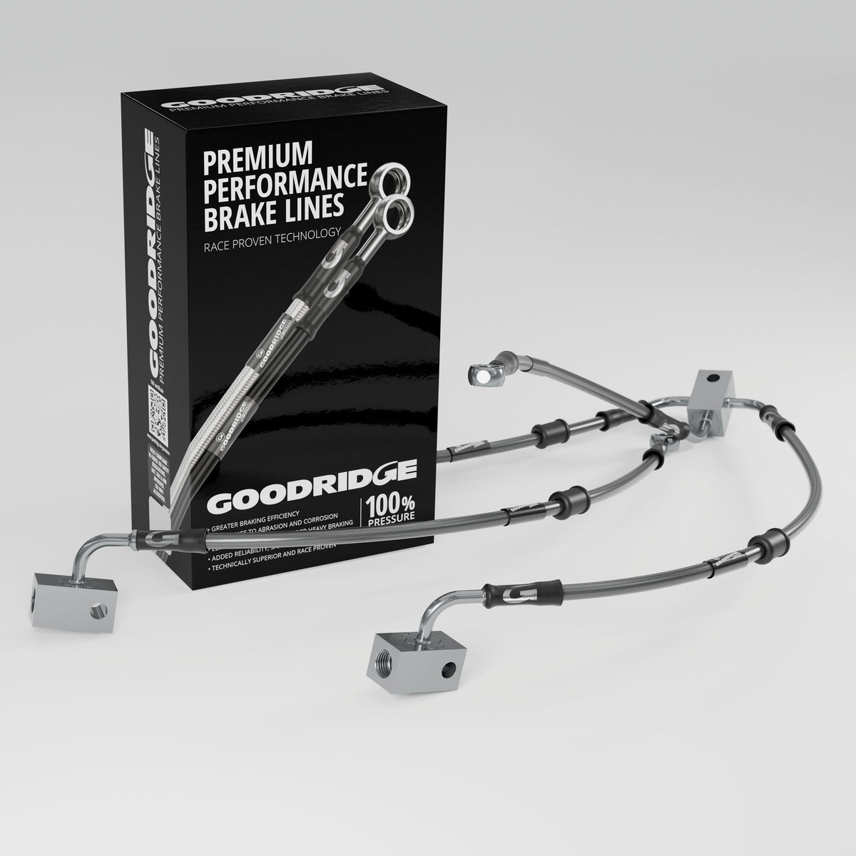 PERFORMANCE  BRAKE HOSE KIT FOR YAMAHA T-MAX 530 ABS 12-14 Yamaha