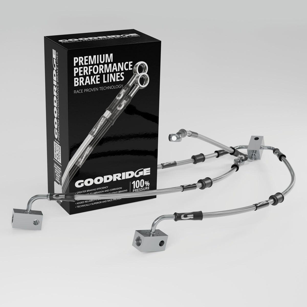 PERFORMANCE  BRAKE HOSE KIT FOR YAMAHA T-MAX 530 ABS 12-14 Yamaha