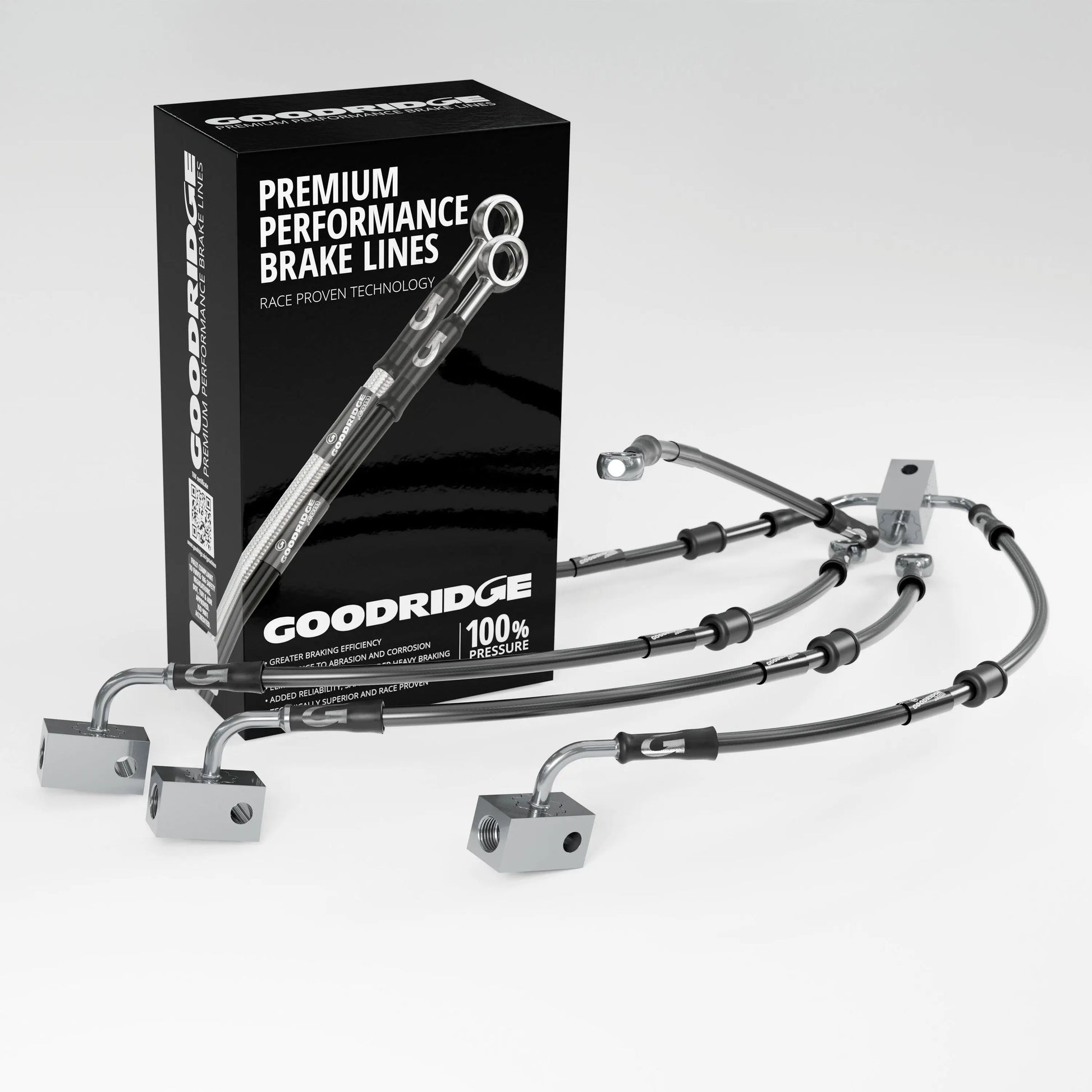 PERFORMANCE BRAKE HOSE KIT FOR YAMAHA MT-09 TRACER ABS 15-17+B12537 Yamaha