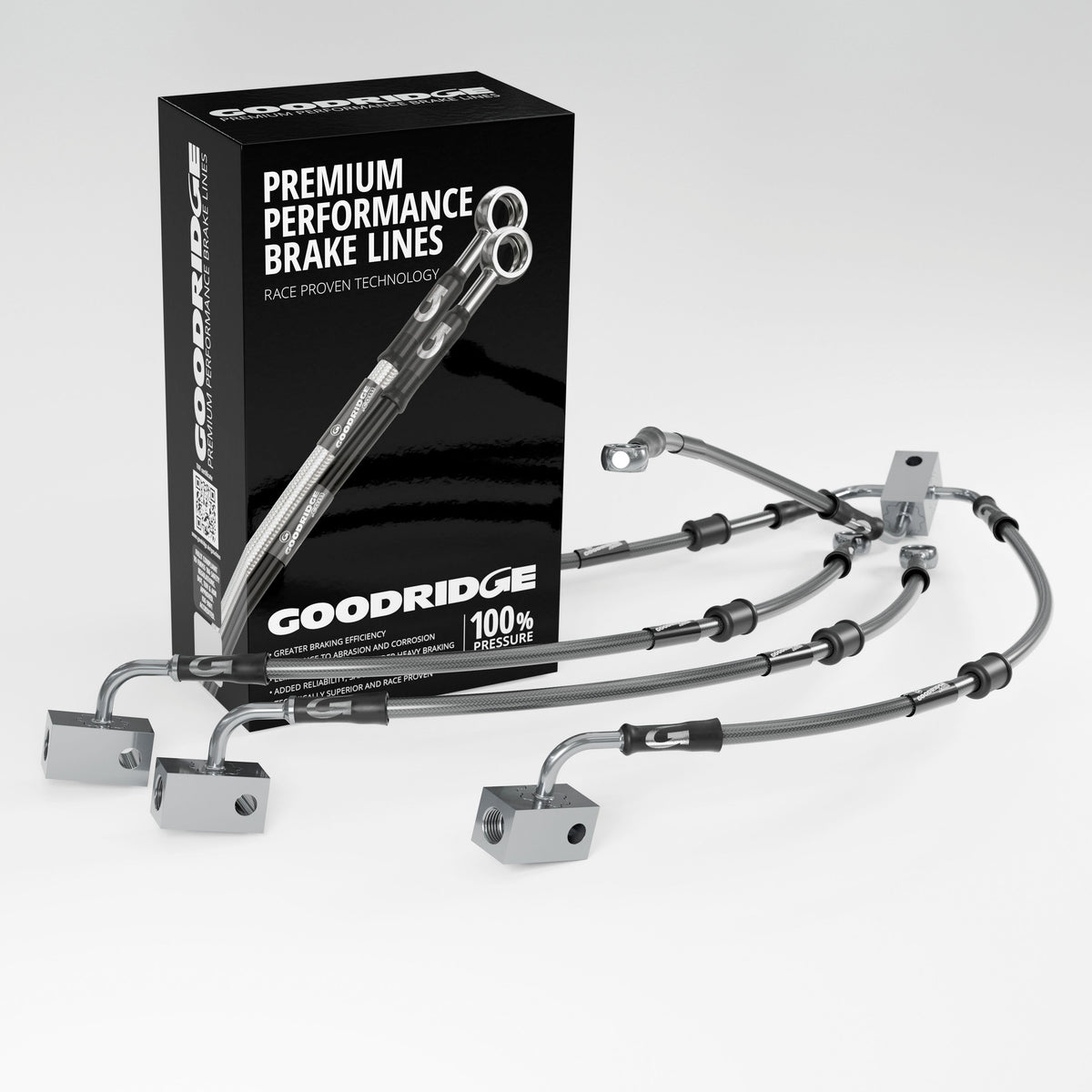 PERFORMANCE BRAKE HOSE KIT FOR SUZUKI GSF1250 BANDIT ABS 07-16 Suzuki