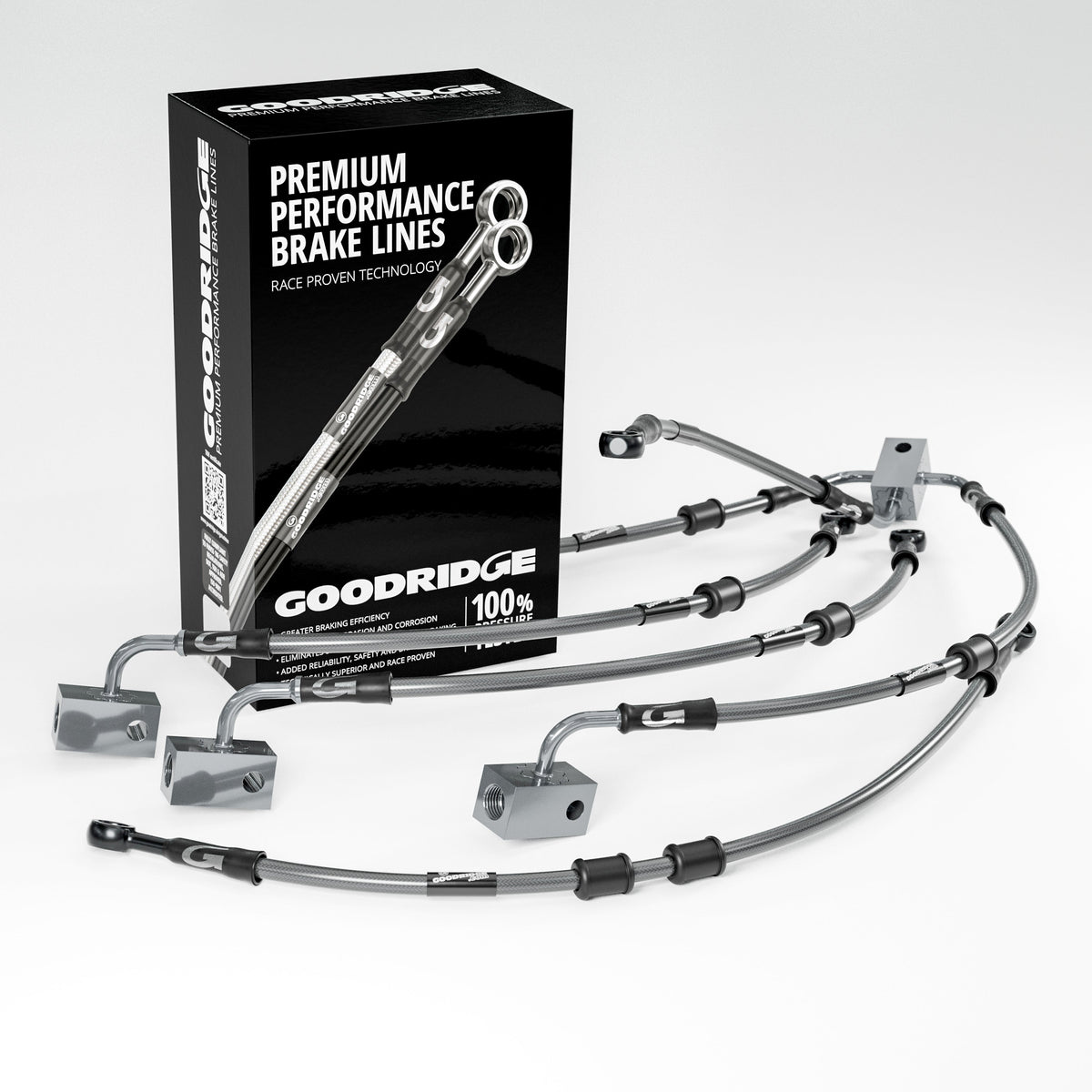 PERFORMANCE BRAKE HOSE KIT FOR YAMAHA NIKKEN + GT ABS 18-23 Yamaha