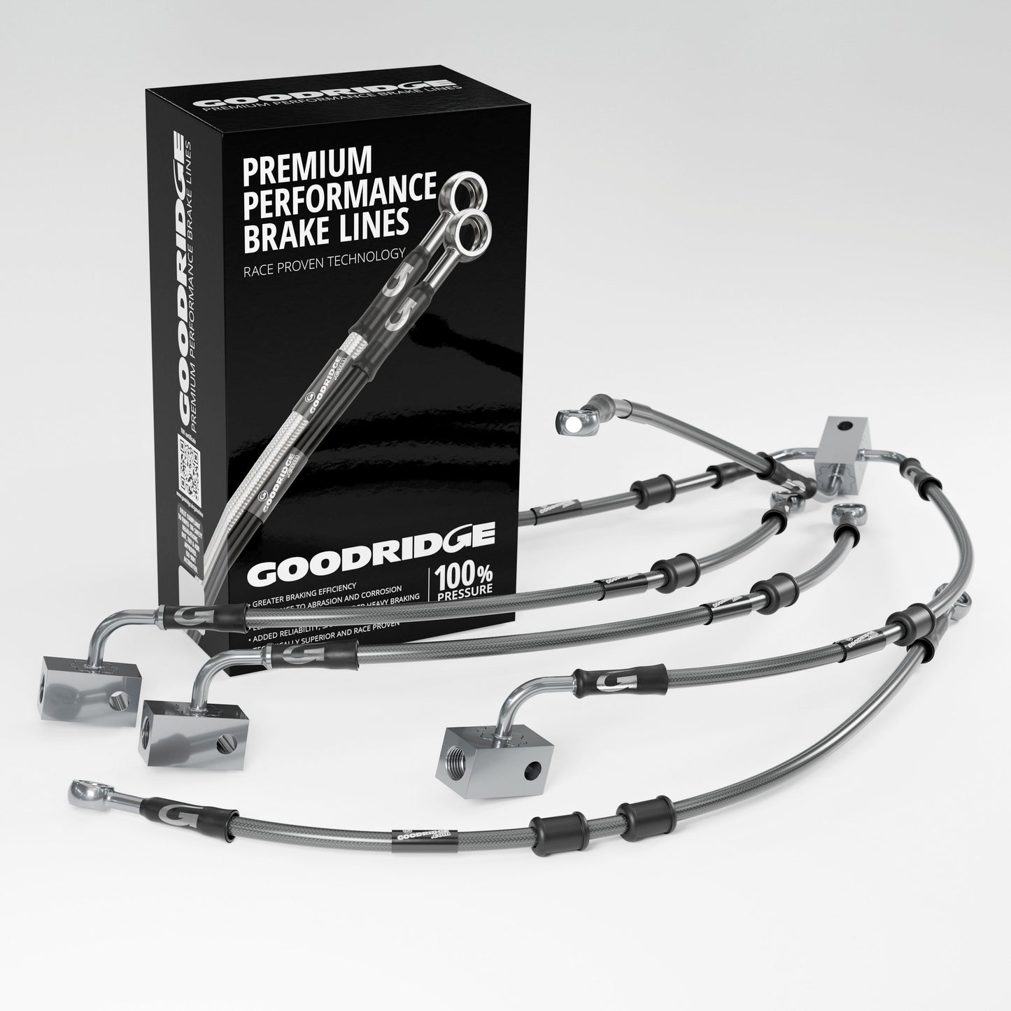 PERFORMANCE BRAKE HOSE KIT FOR YAMAHA NIKKEN + GT ABS 18-23 Yamaha