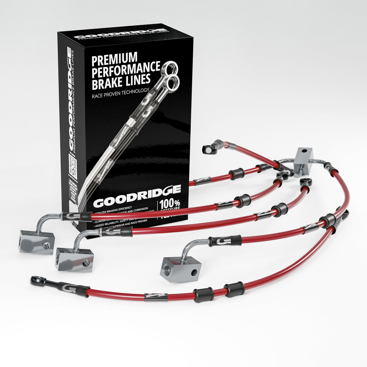 PERFORMANCE BRAKE HOSE KIT FOR YAMAHA NIKKEN + GT ABS 18-23 Yamaha