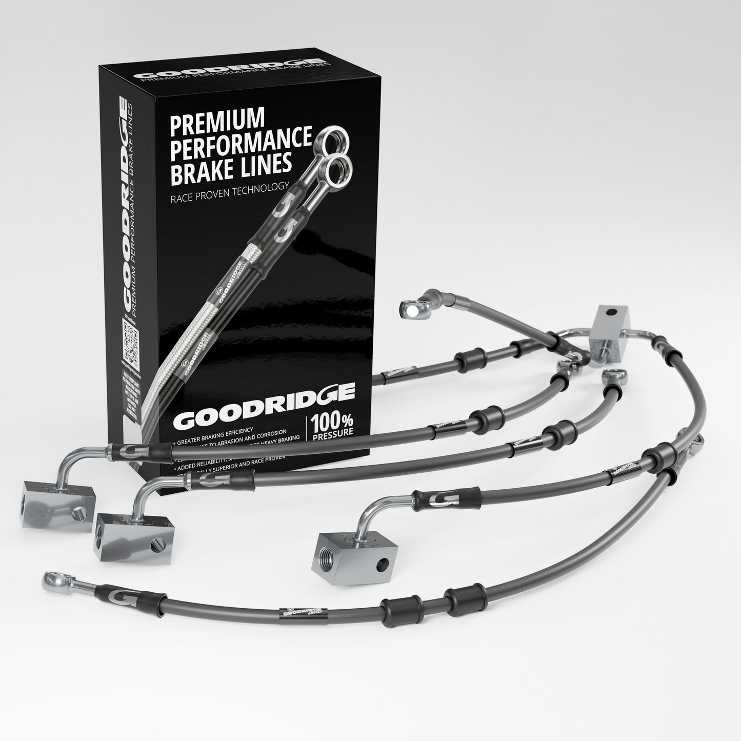 PERFORMANCE BRAKE HOSE KIT FOR YAMAHA NIKKEN + GT ABS 18-23 Yamaha