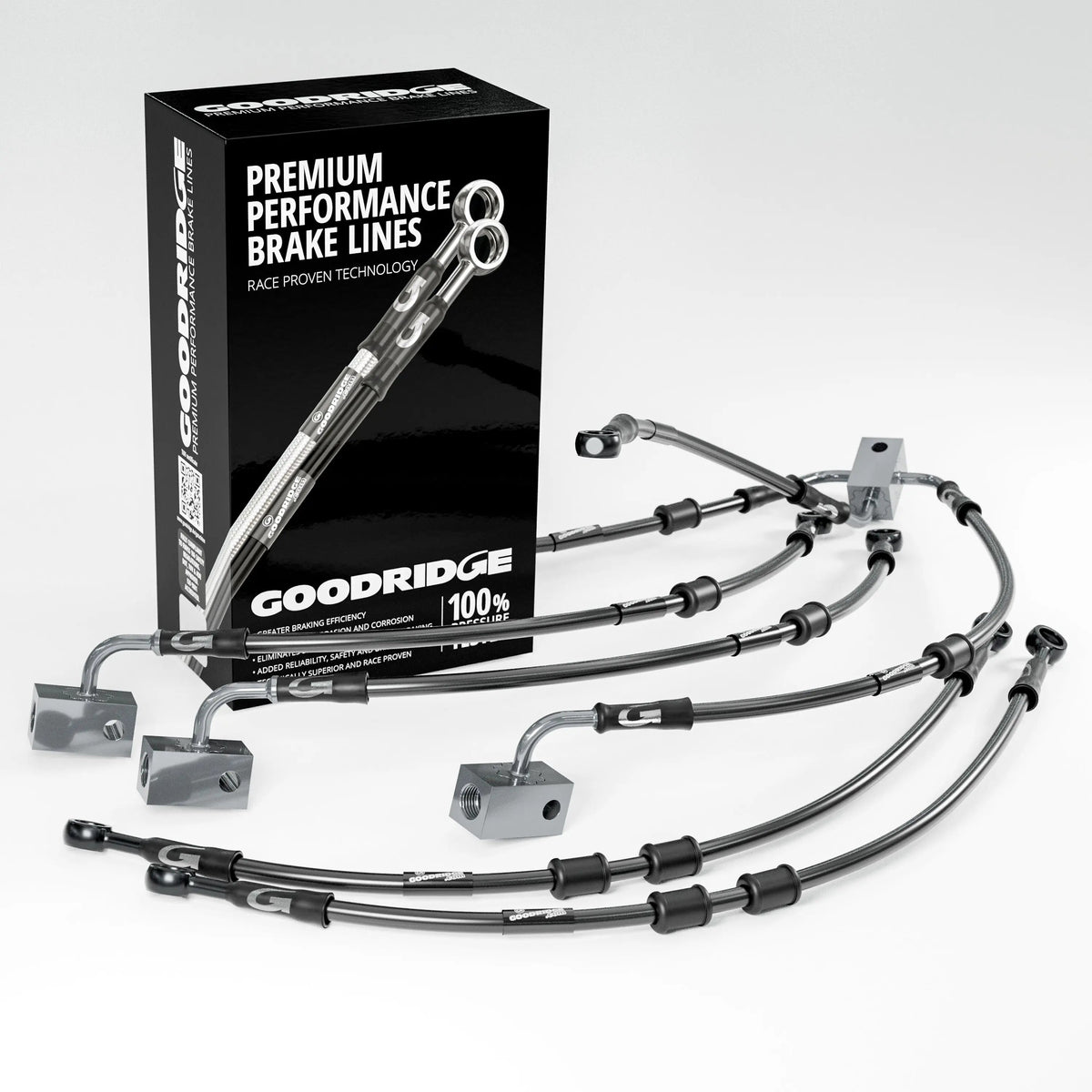 PERFORMANCE BRAKE HOSE KIT FOR YAMAHA FZ8 SA-NA ABS 10-15 Yamaha