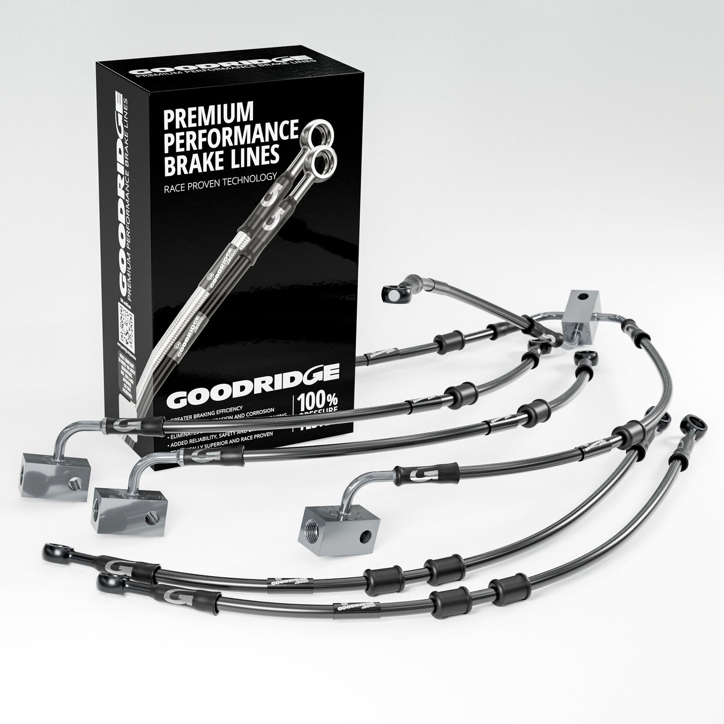 PERFORMANCE BRAKE HOSE KIT FOR HONDA VFR800 V-TEC ABS 02-12 Honda