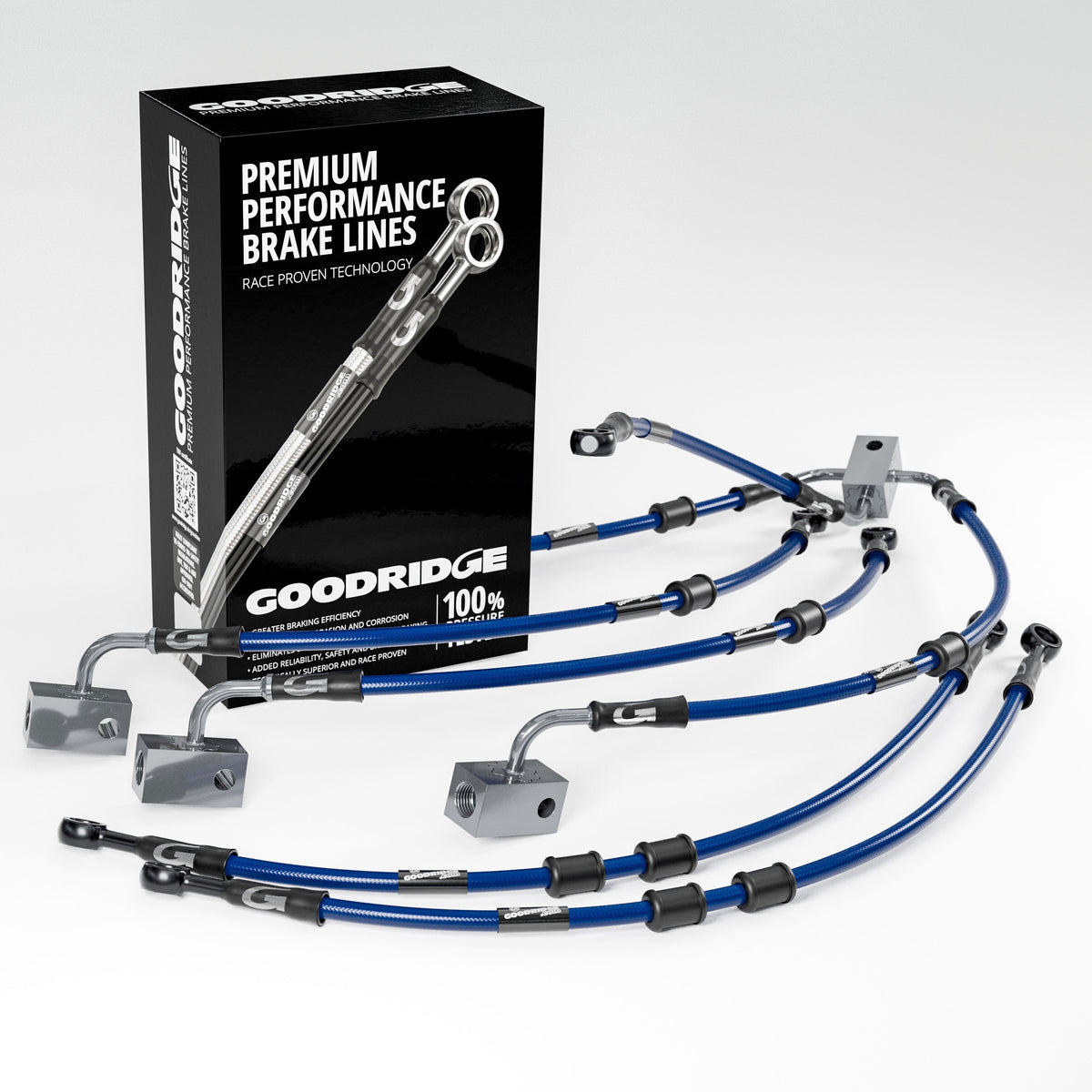 PERFORMANCE BRAKE HOSE KIT FOR HONDA VFR800 V-TEC ABS 02-12 Honda
