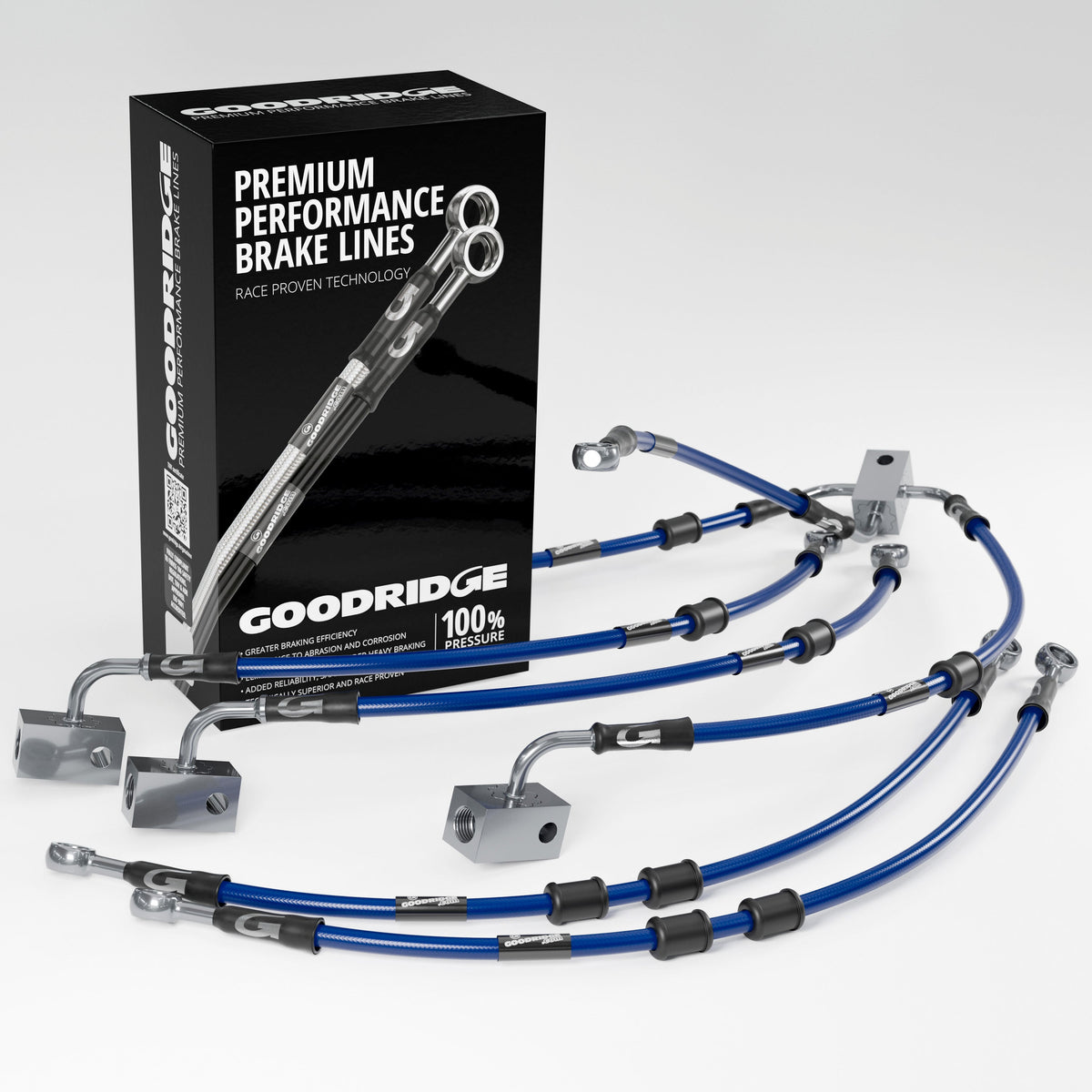 PERFORMANCE BRAKE HOSE KIT FOR HONDA VFR800 V-TEC ABS 02-12 Honda