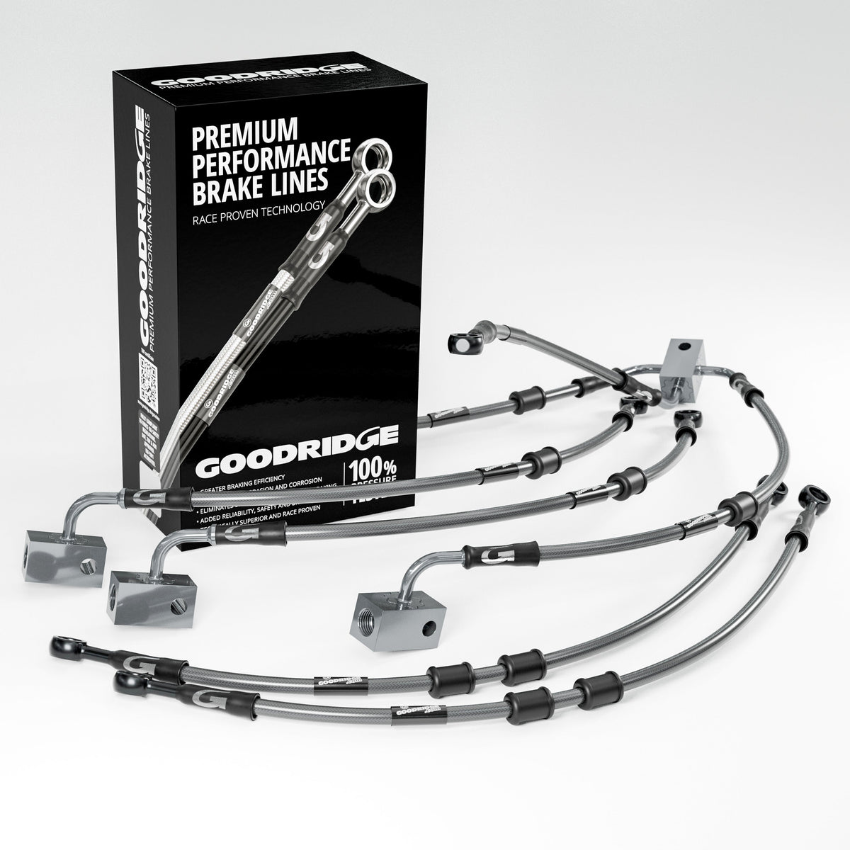 PERFORMANCE BRAKE HOSE KIT FOR HONDA VFR800 V-TEC ABS 02-12 Honda