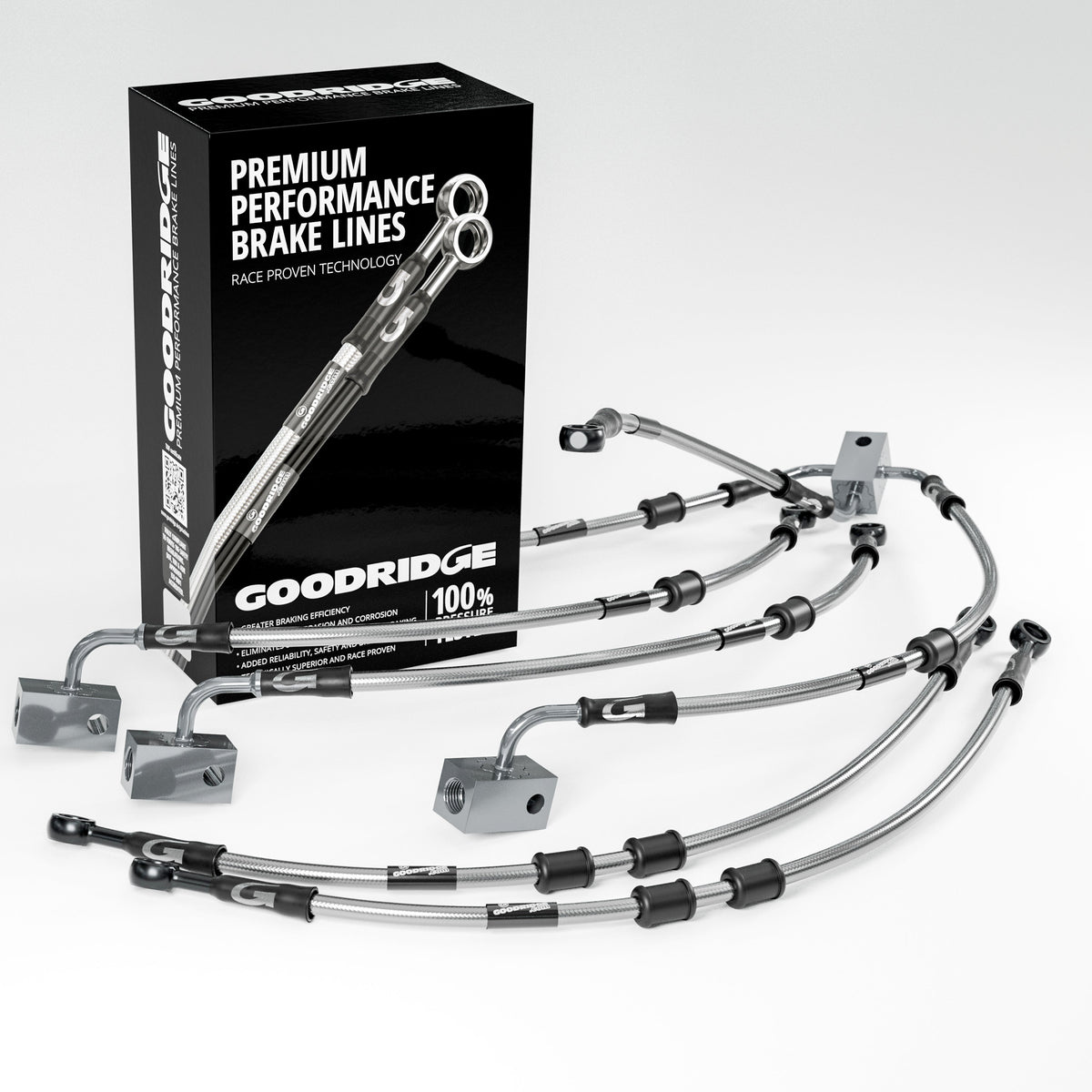 PERFORMANCE BRAKE HOSE KIT FOR HONDA VFR800 V-TEC ABS 02-12 Honda