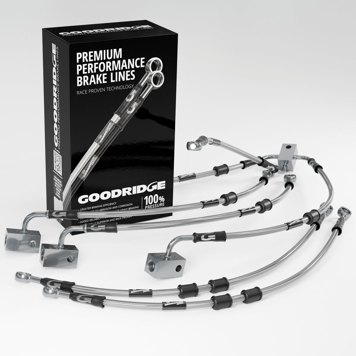 PERFORMANCE BRAKE HOSE KIT FOR HONDA VFR800 V-TEC ABS 02-12 Honda
