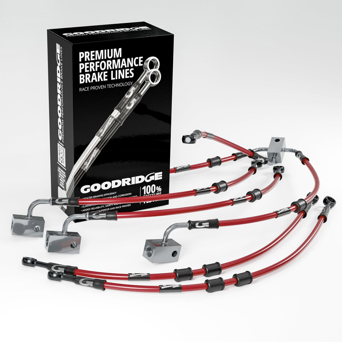 PERFORMANCE BRAKE HOSE KIT FOR HONDA VFR800 V-TEC ABS 02-12 Honda