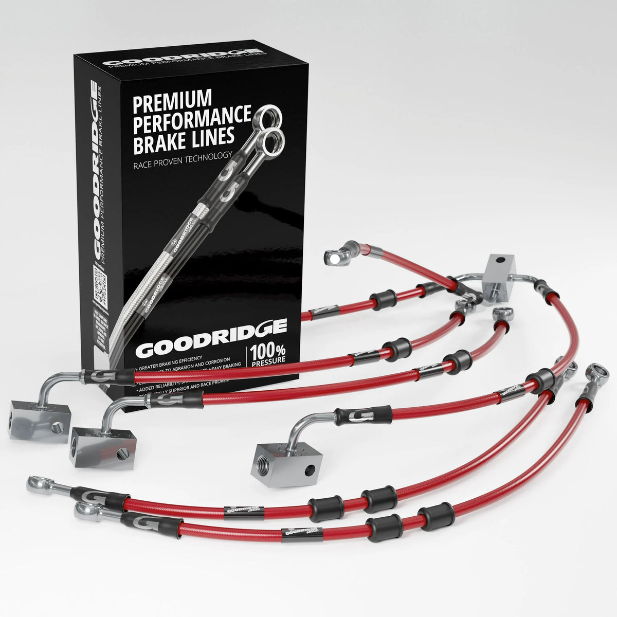 PERFORMANCE BRAKE HOSE KIT FOR YAMAHA FZ8 SA-NA ABS 10-15 Yamaha
