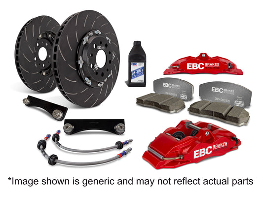 EBC Brakes Balanced Big Brake Kit (BBK002BLK-1)