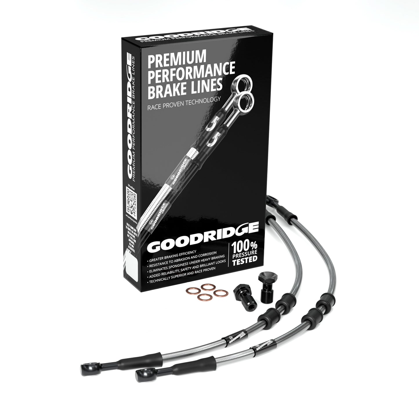 FRONT PERFORMANCE BRAKE HOSE KIT FOR HARLEY DAVIDSON XG750A STREET ROD (NO ABS) 17-20 Harley Davidson