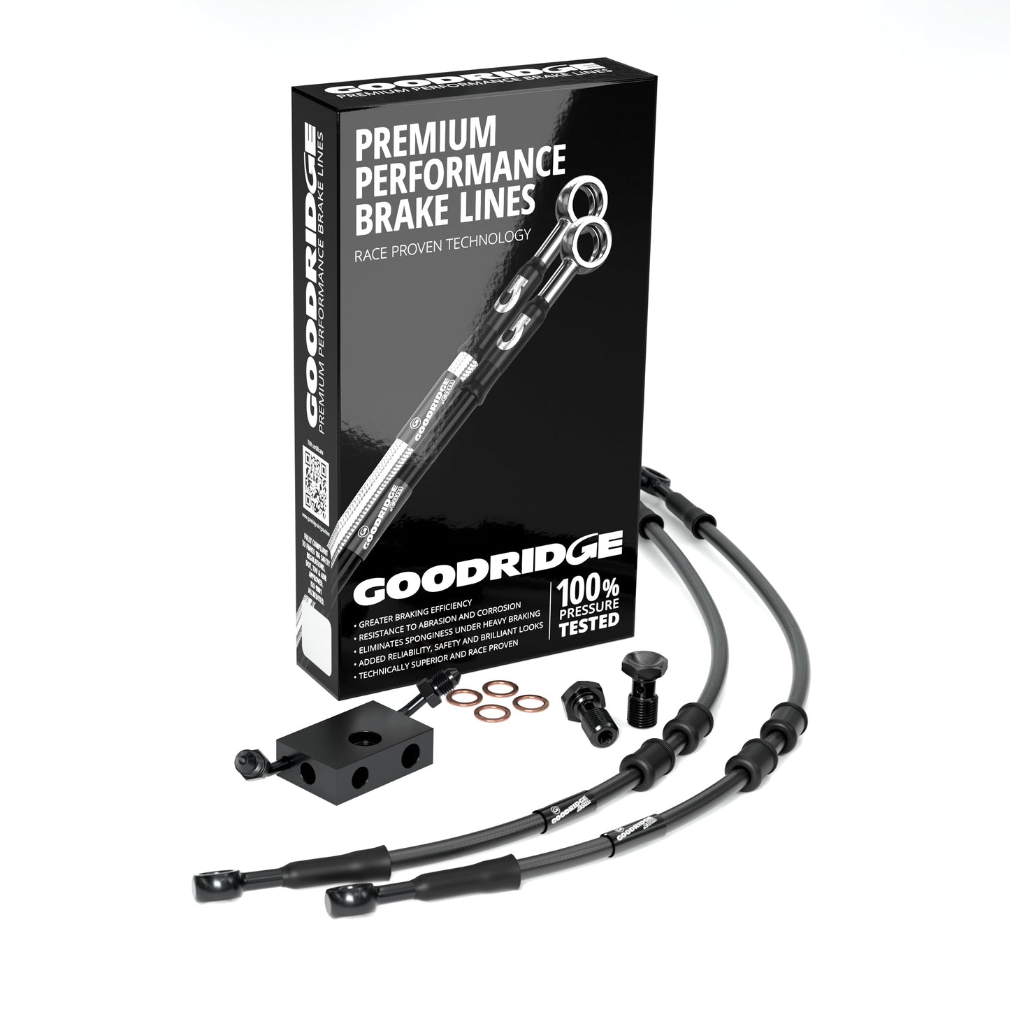 FRONT PERFORMANCE BRAKE HOSE KIT FOR HARLEY DAVIDSON XL883L SUPERLOW (ABS) 14-20 Harley Davidson