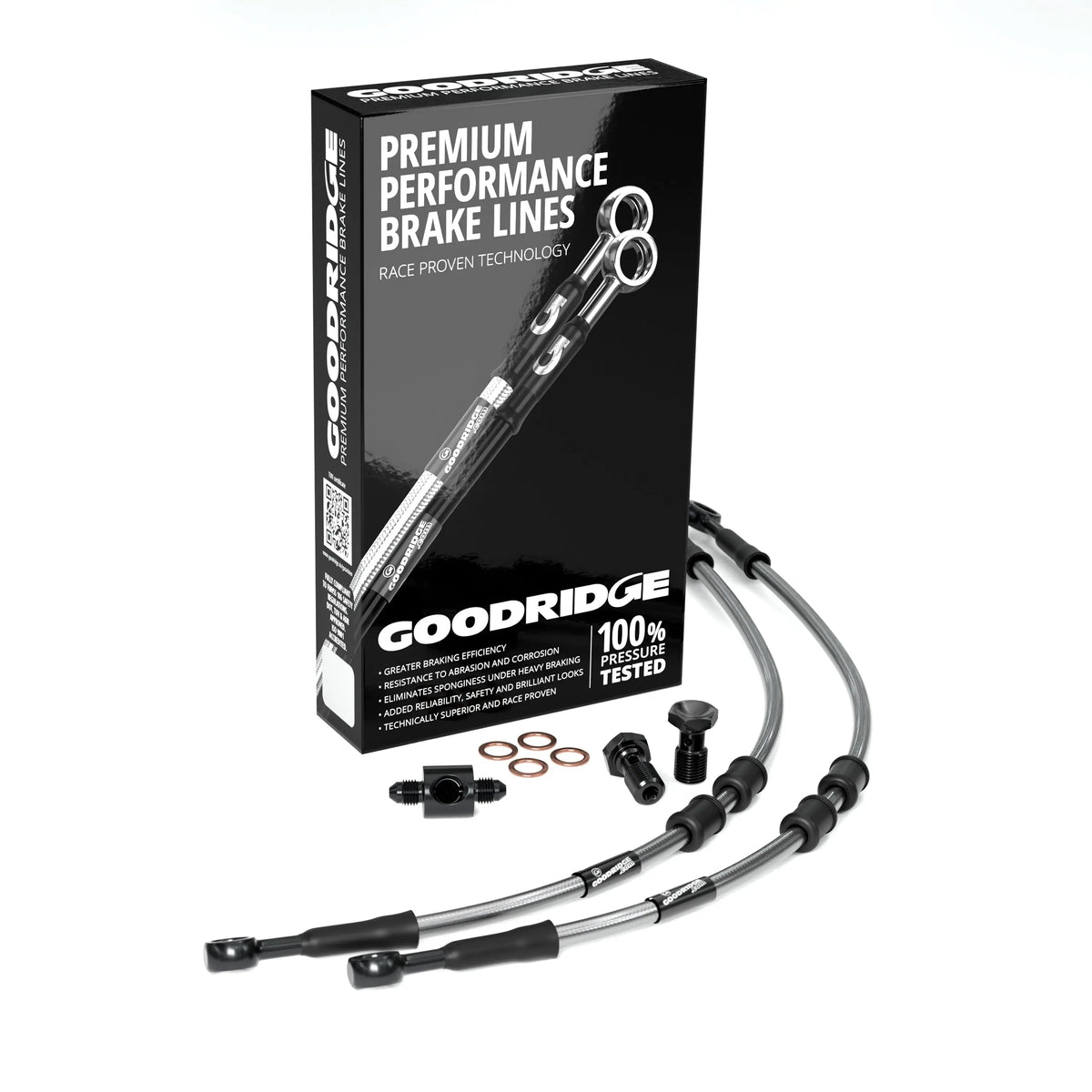 REAR PERFORMANCE BRAKE HOSE KIT FOR HARLEY DAVIDSON FXSTSB SOFTAIL BAD BOY 95-97 Harley Davidson