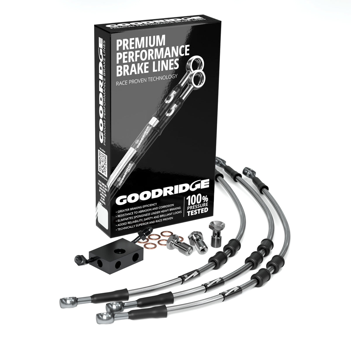 FRONT PERFORMANCE BRAKE HOSE KIT FOR HARLEY DAVIDSON FLHXST STREET GLIDE ST (ABS) 22-23 Harley Davidson